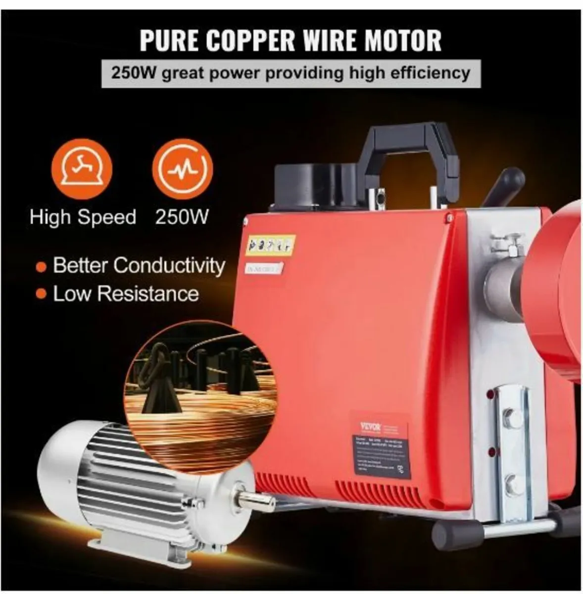 Drain Cleaner Machine 20m x 16mm 250W - Image 3