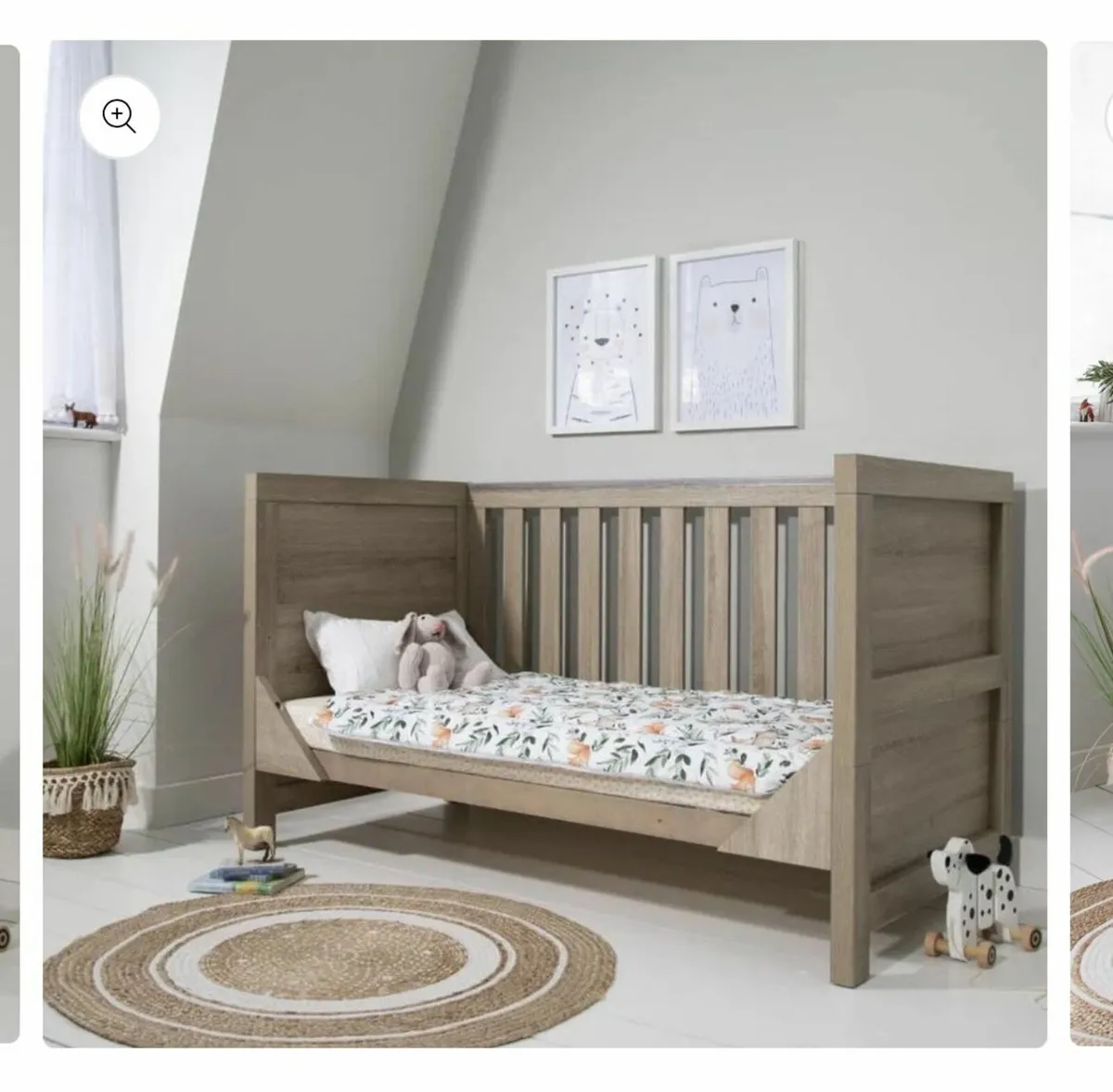 3in1 Cot Bed Oak - Image 2