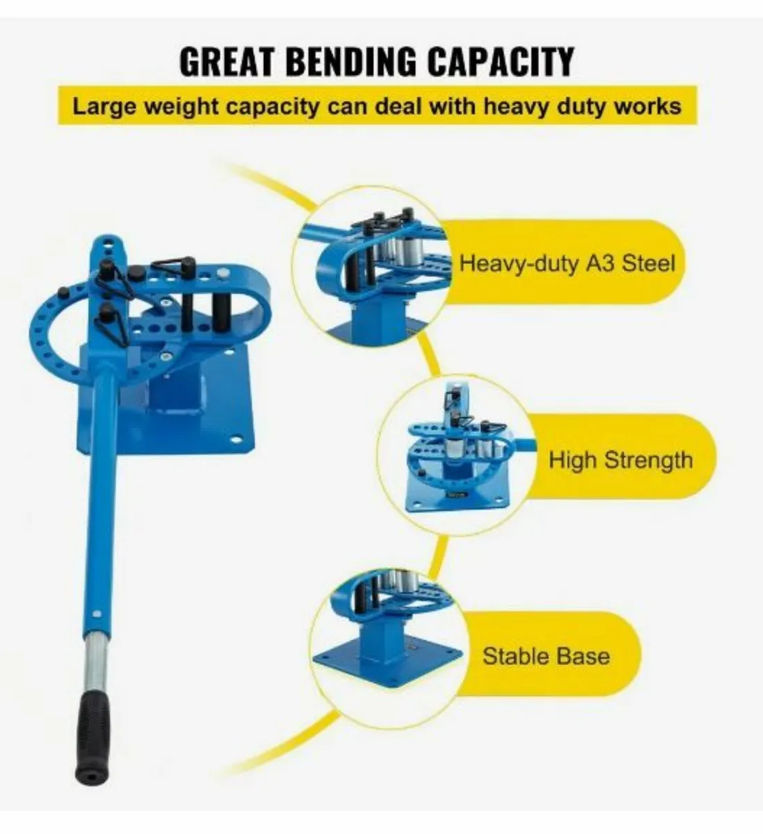 YP-9 Manual Bench Top Compact Bender Pipe - Image 2