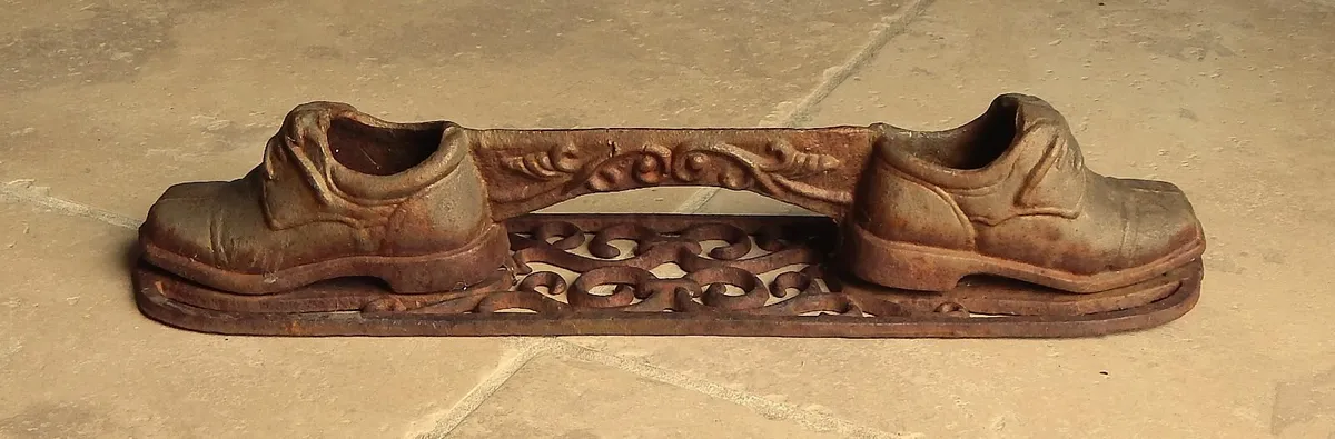 Large Vintage Cast Iron Boot Scraper - Image 3