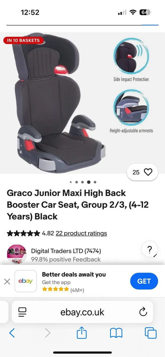 Graco car seat - Image 3