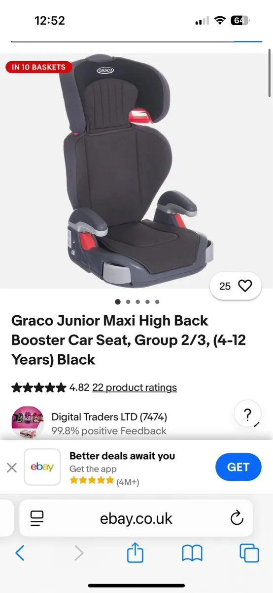 Graco car seat - Image 4