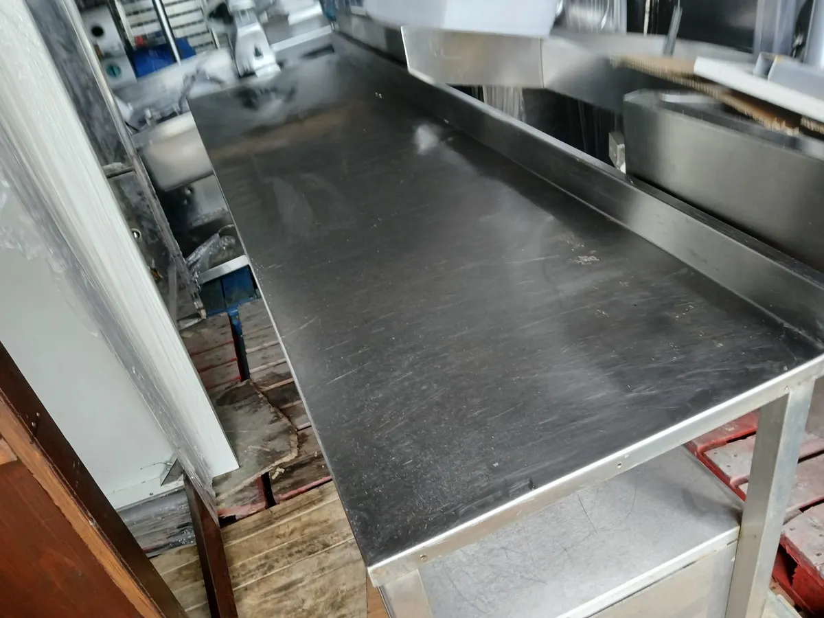 Staneless steel cabbinet bench table ..delivered - Image 1