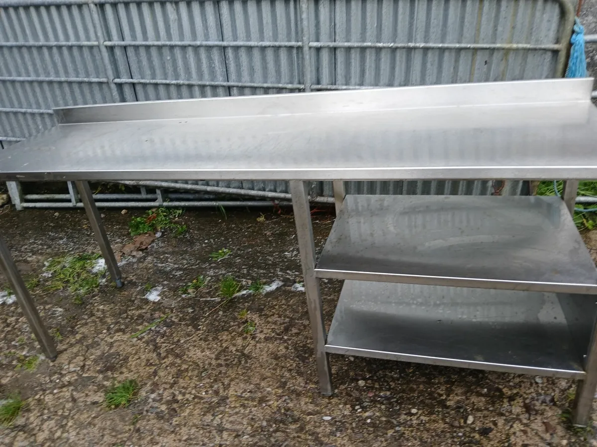 Staneless steel cabbinet bench table ..delivered - Image 3