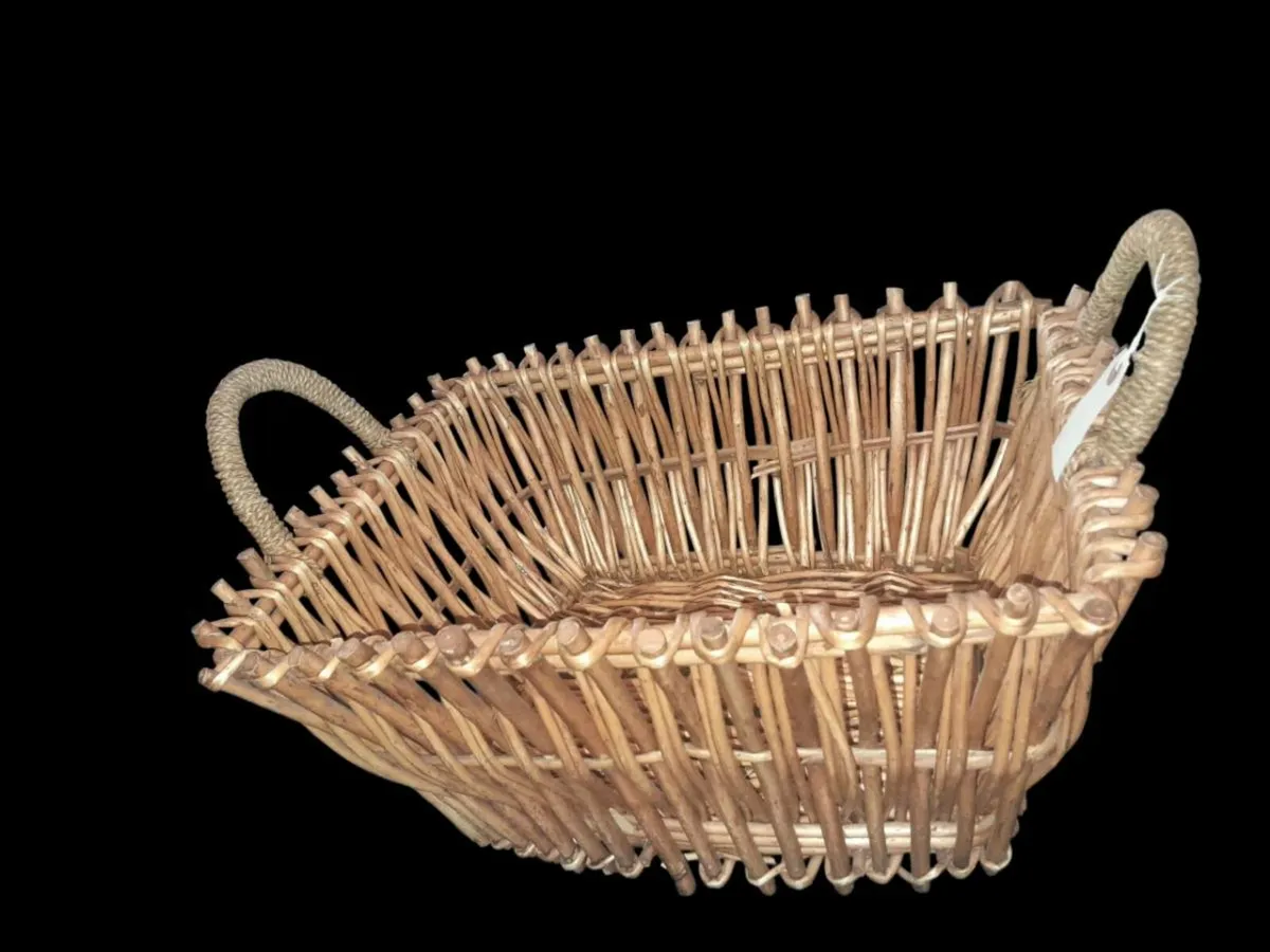 Large ,sturdy willow woven basket - Image 1