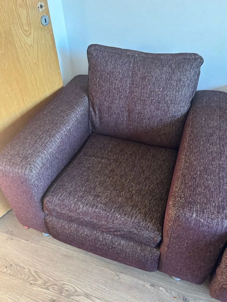 couch and arm chair - Image 2