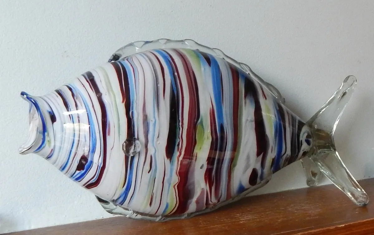 Large Handmade Glass Fish - Image 1