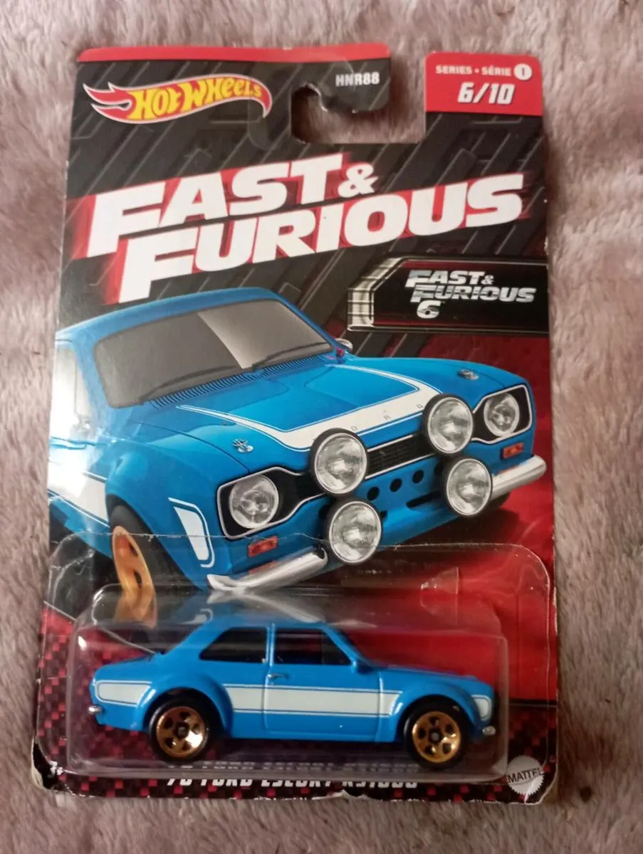 HOT WHEELS FORD ESCORTS DIE-CAST MODLES CARS - Image 3