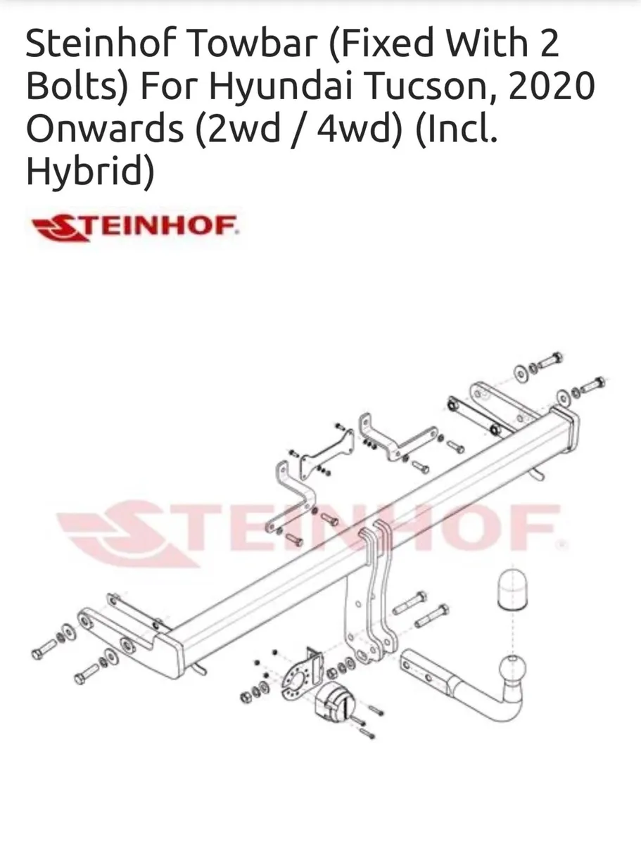 Hyundai Towbar 2020 onward - Image 2