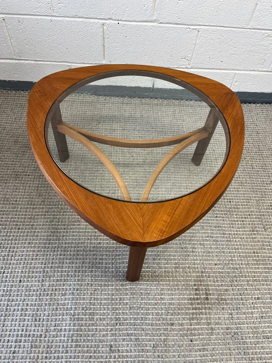 MID CENTURY TEAK NATHAN ASTRO COFFEE TABLE - Image 1