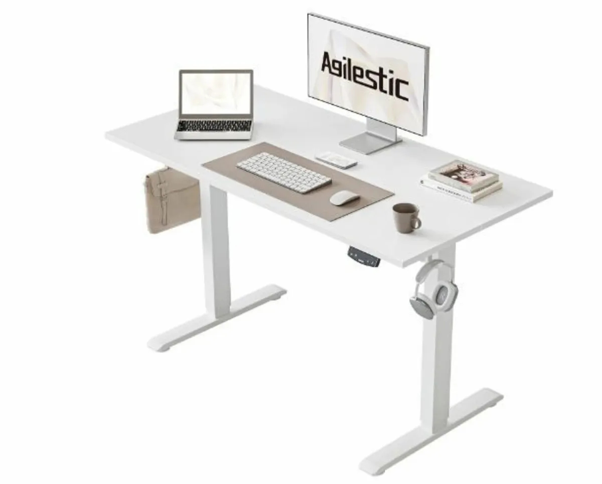 Height-Adjustable Desk, 100 x 60 cm - Image 3