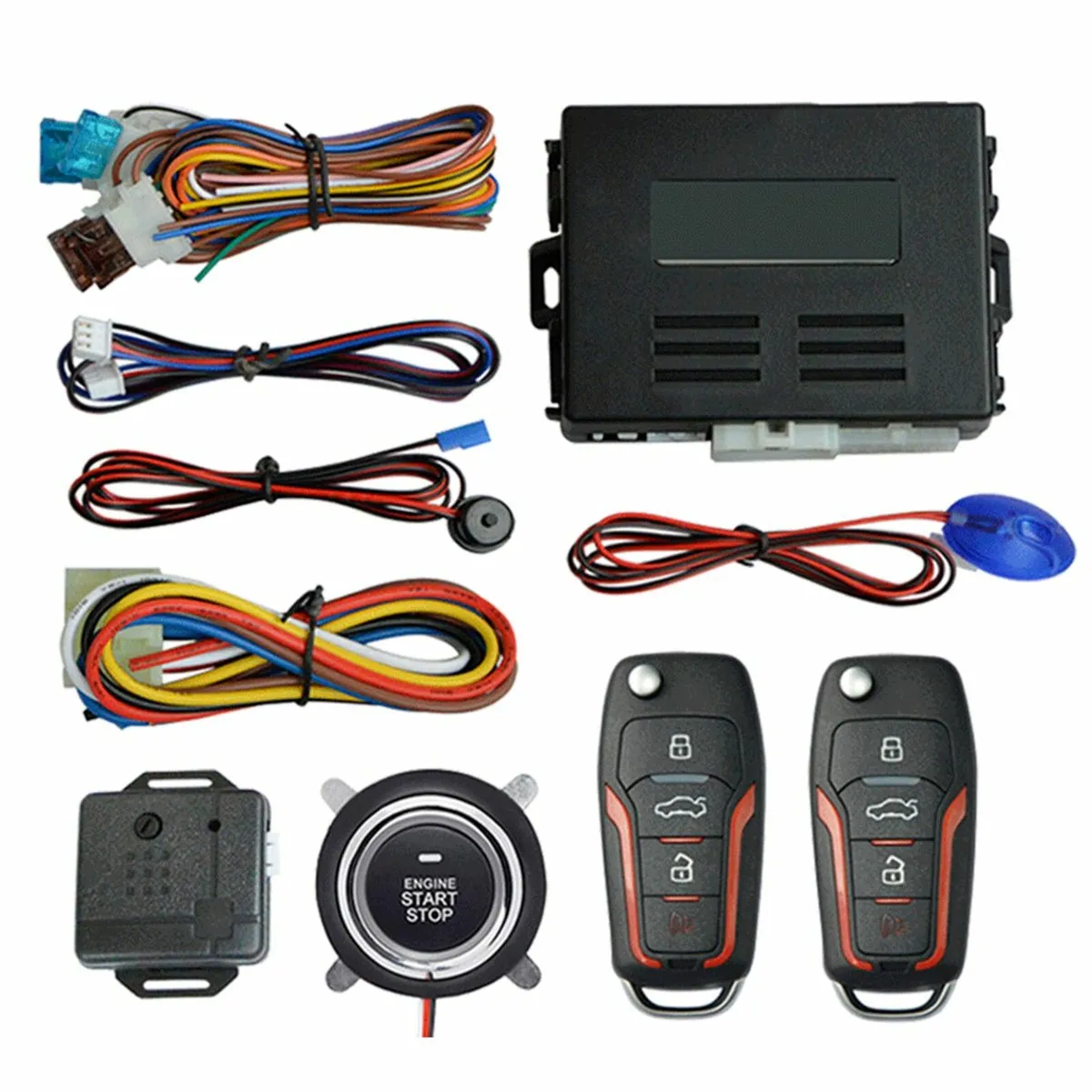 Alarm System Push Button Car Keyless Entry Engine - Image 3
