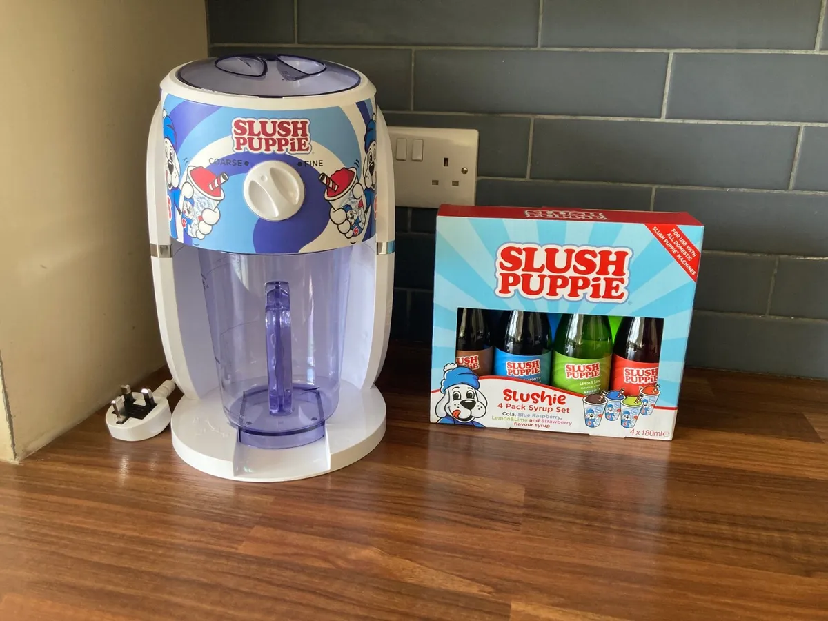 NEW - Slush Puppie machine & 4 syrups - Image 1