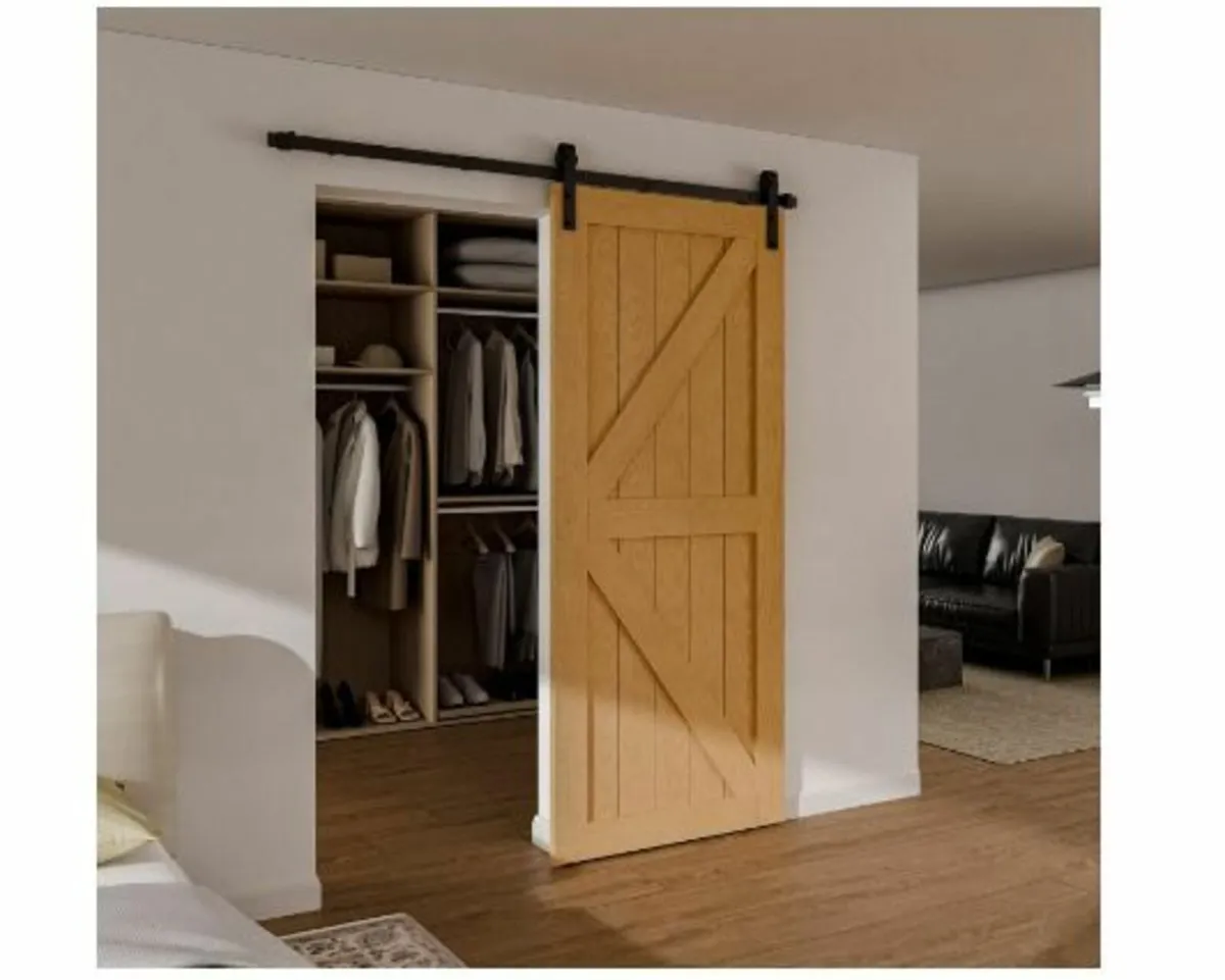 183 cm / 6 ft Sliding Door Fitting Sliding - Image 3