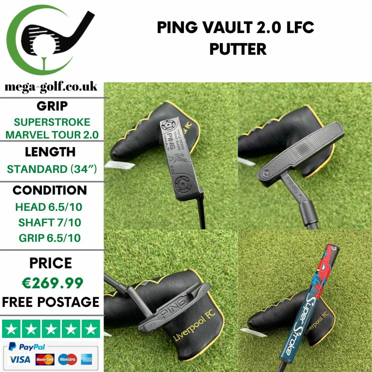 Ping Vault 2.0 LFC Putter / 34″ - Image 1