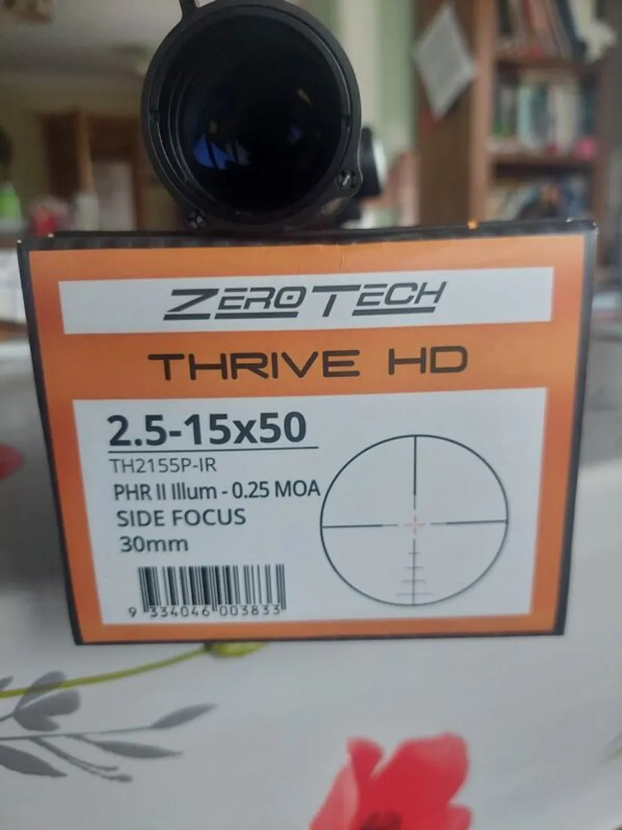 Zerotech Thrive 2.5-15x50 illuminated Rifle Scope - Image 2