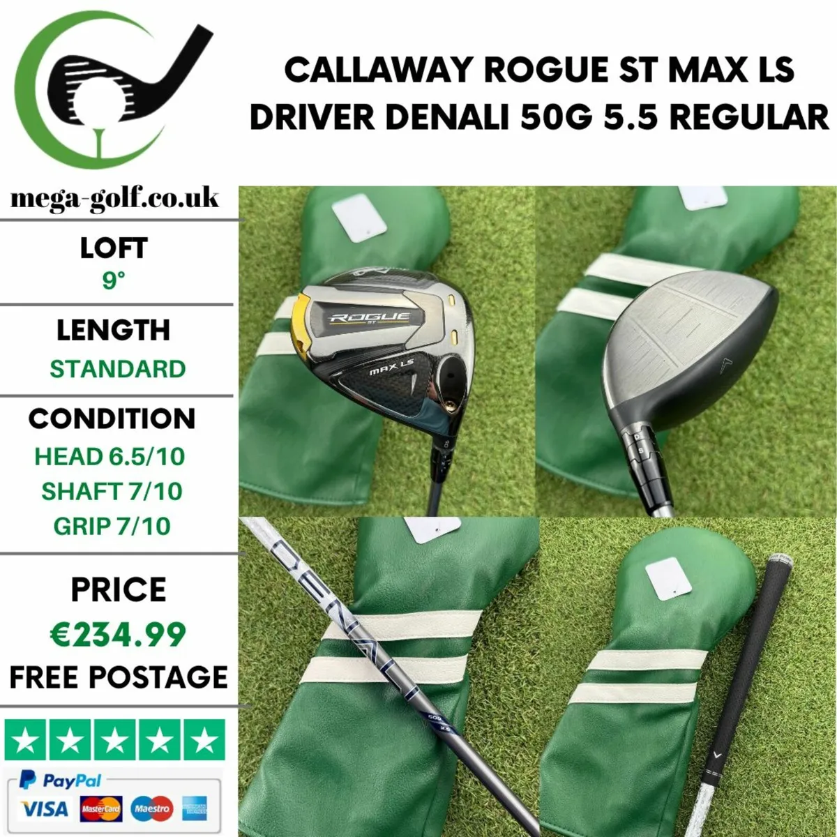 Callaway Rogue St Max Ls Driver / 9° / Regular - Image 1