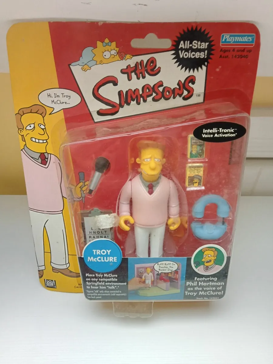 BNIB -2002 Playmates Simpsons Talking Troy McClure