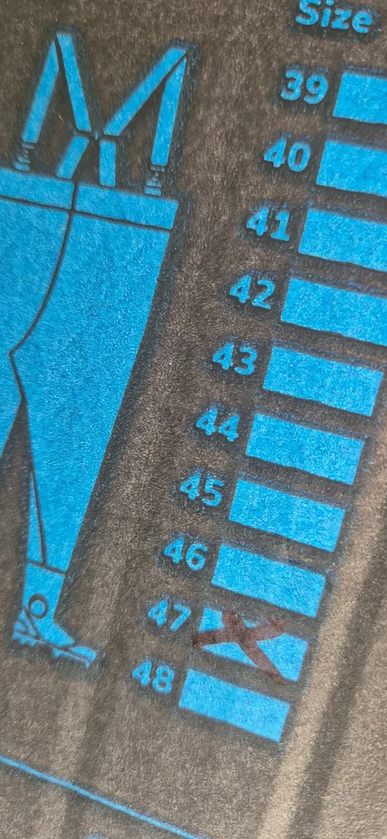 Big size foot upto 47 wader heavy duty €85 - Image 2