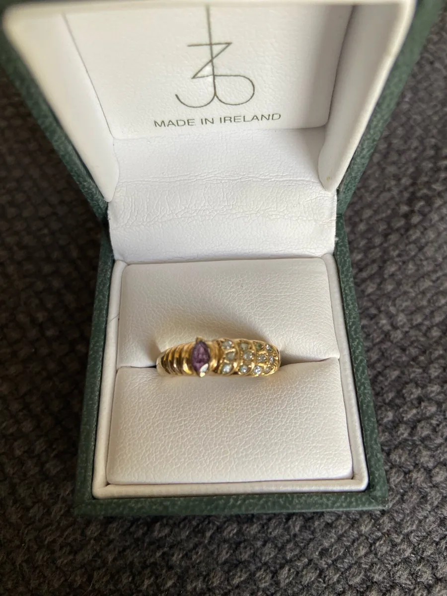 14ct Gold Amethyst Ring - Image 2