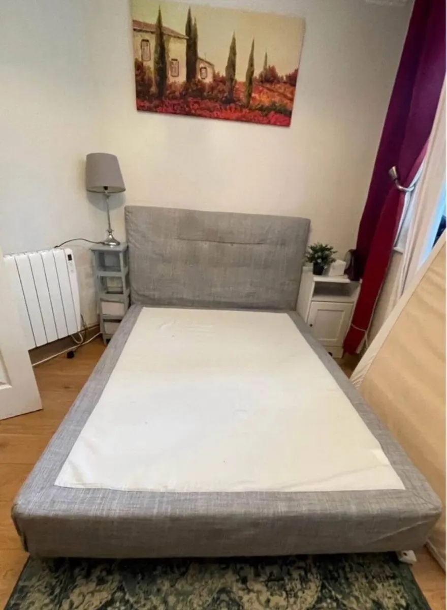 Double bed with mattress - Image 1