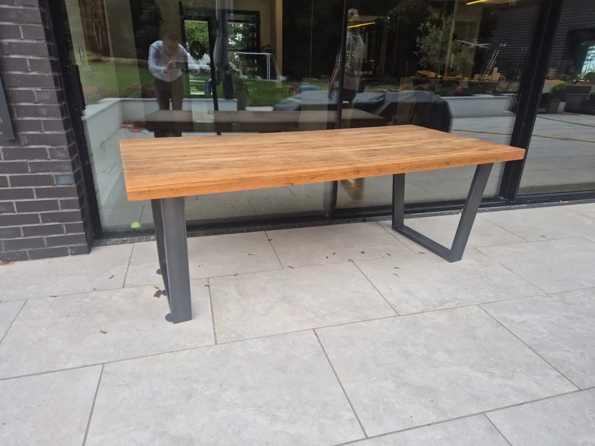 EZ Living Calia Oak Large Rectangle Dining table - Image 2