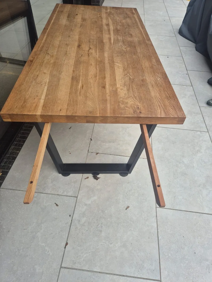 EZ Living Calia Oak Large Rectangle Dining table - Image 3