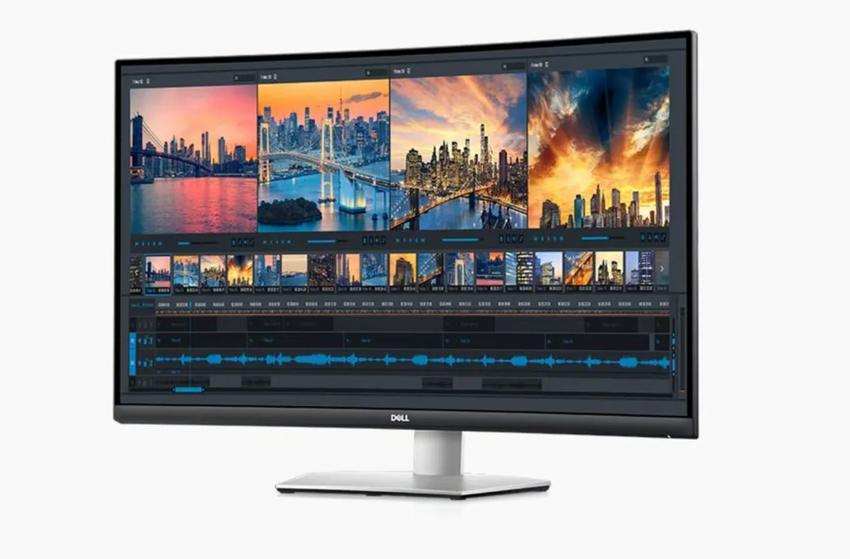 Dell 32" Curved 4K UHD Monitor - Image 1