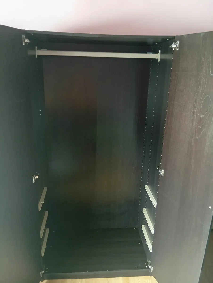 2door Black Quality Sturdy wardrobe - Image 2