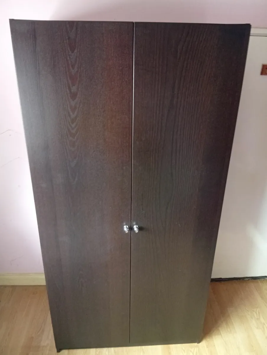 2door Black Quality Sturdy wardrobe - Image 1