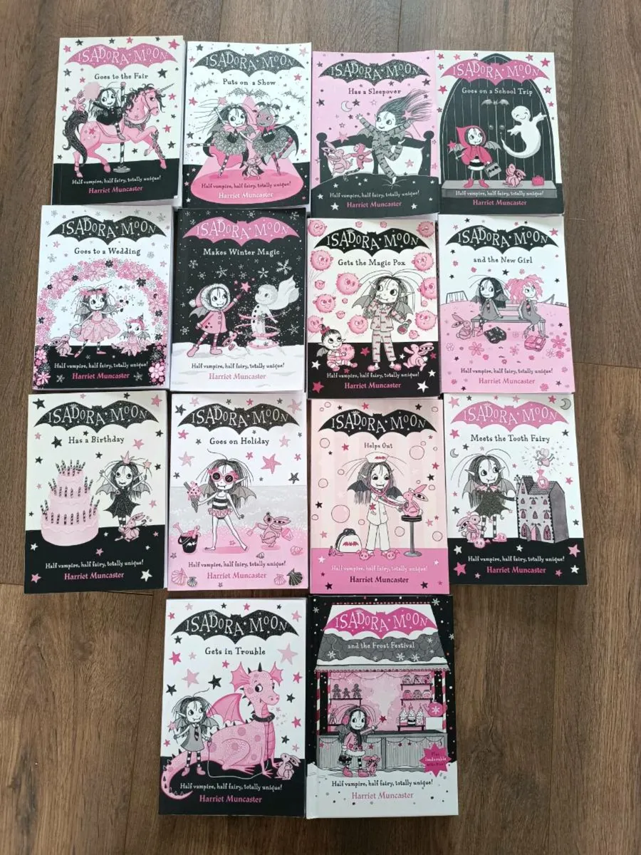 Isadora Moon , Emerald and Mirabelle kids books - Image 1