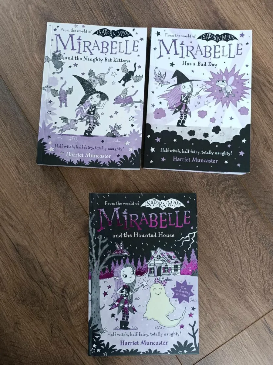 Isadora Moon , Emerald and Mirabelle kids books - Image 2