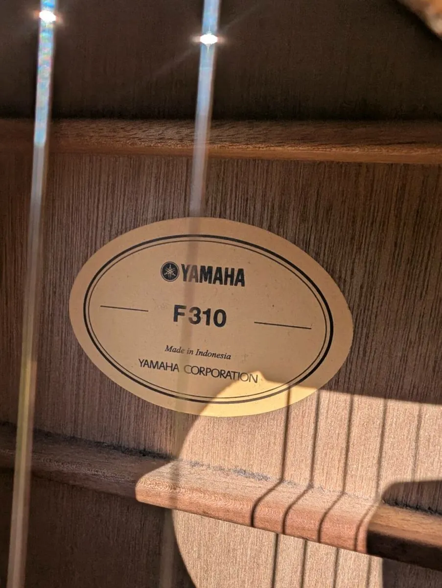 Yamaha F310 Acoustic Guitar - Image 3