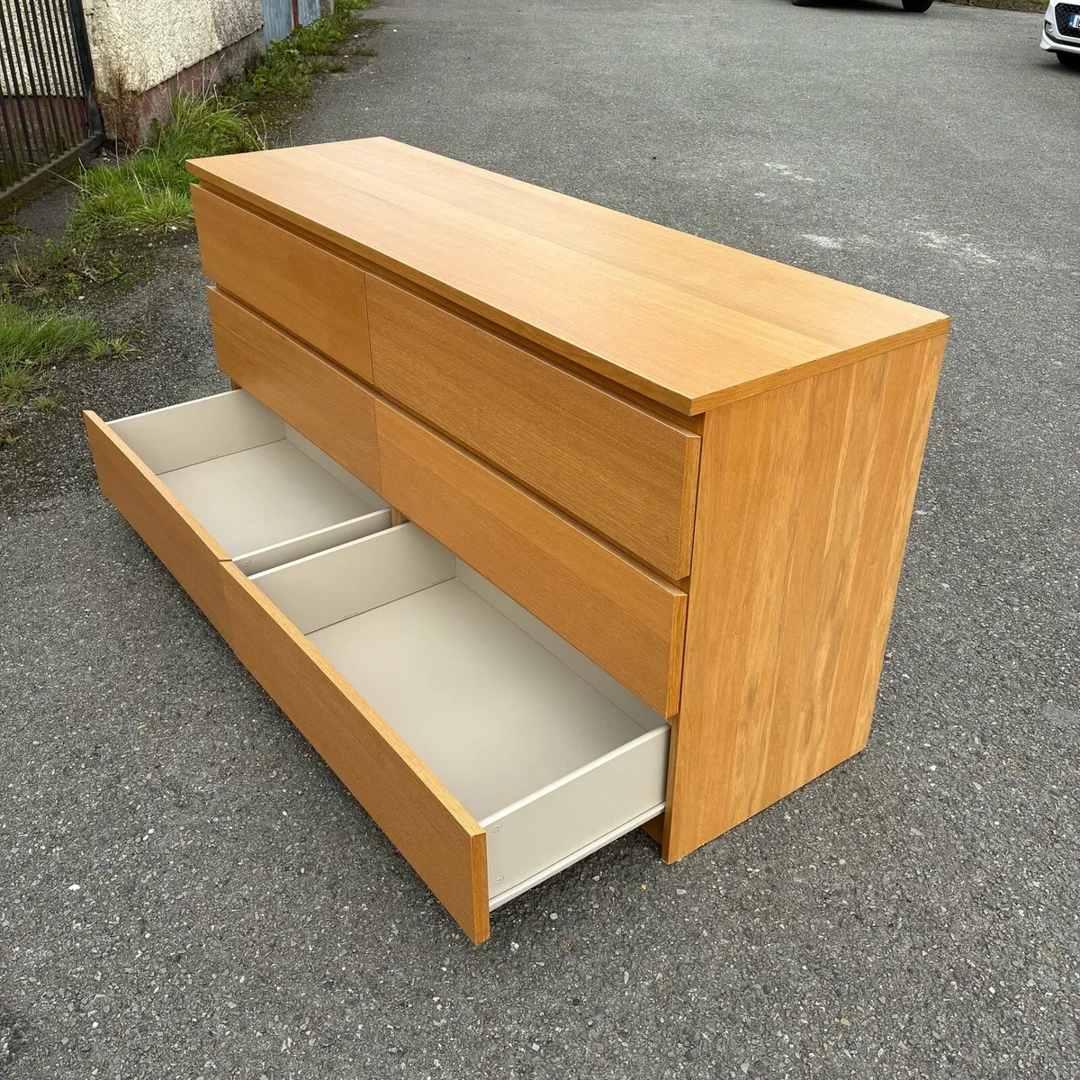 Malm Chest of 6 Deep Drawers extra support tracks - Image 4
