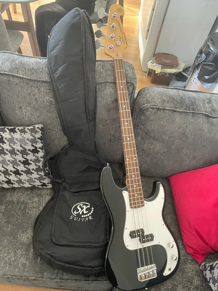 SX Bass Guitar with Soft Case