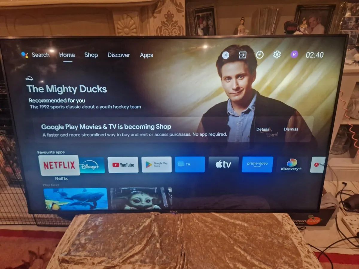 55" Sony bravia smart android tv