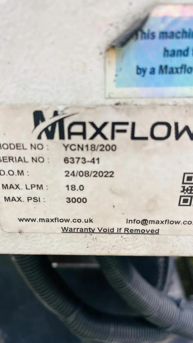 Maxflow Diesel Hot/Cold pressure steam washer - Image 2