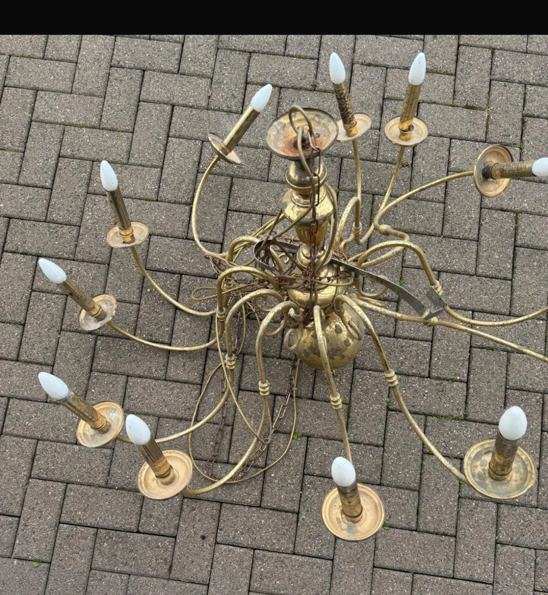 Brass Chandelier
