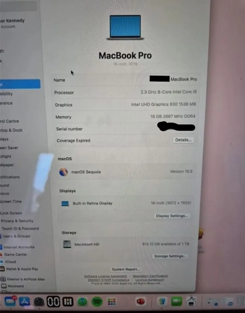 MacBook Pro 16 fully spec'd (2019) - Image 1