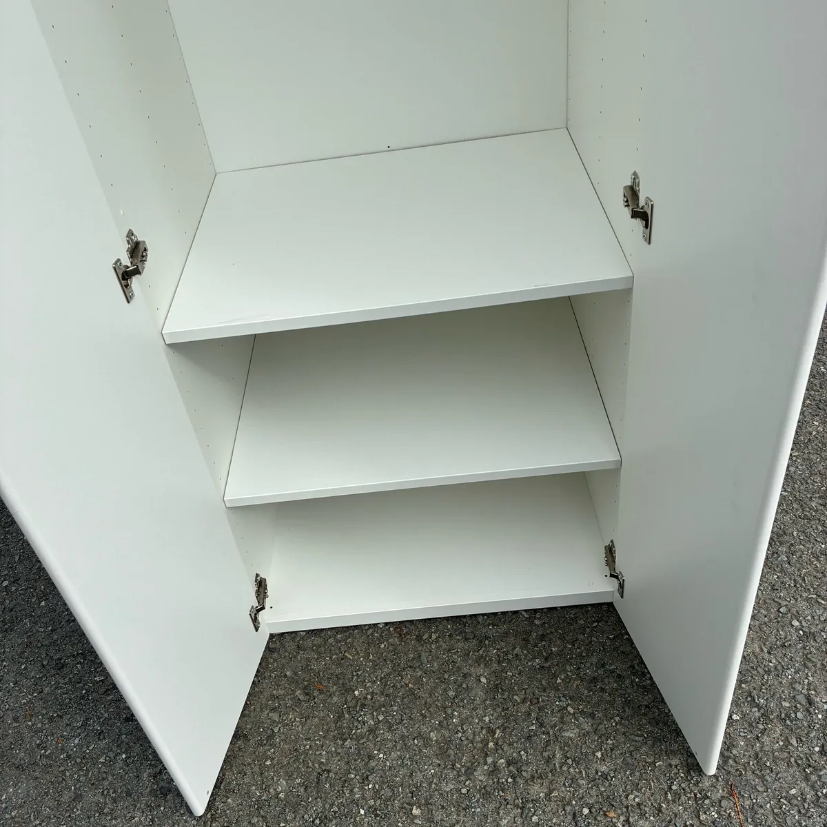 Tall white Kids wardrobe lots of storage - Image 3