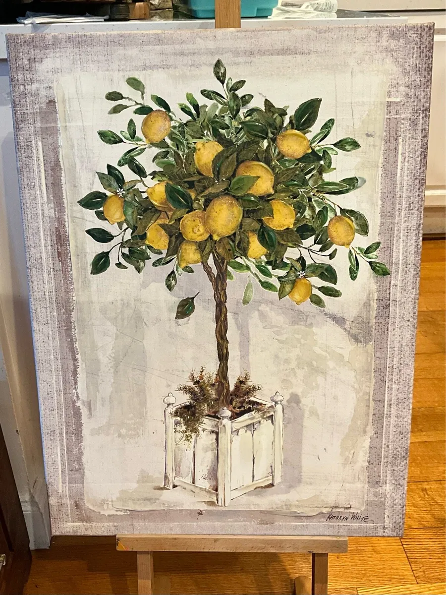 Lemon Tree on Canvas - Image 3