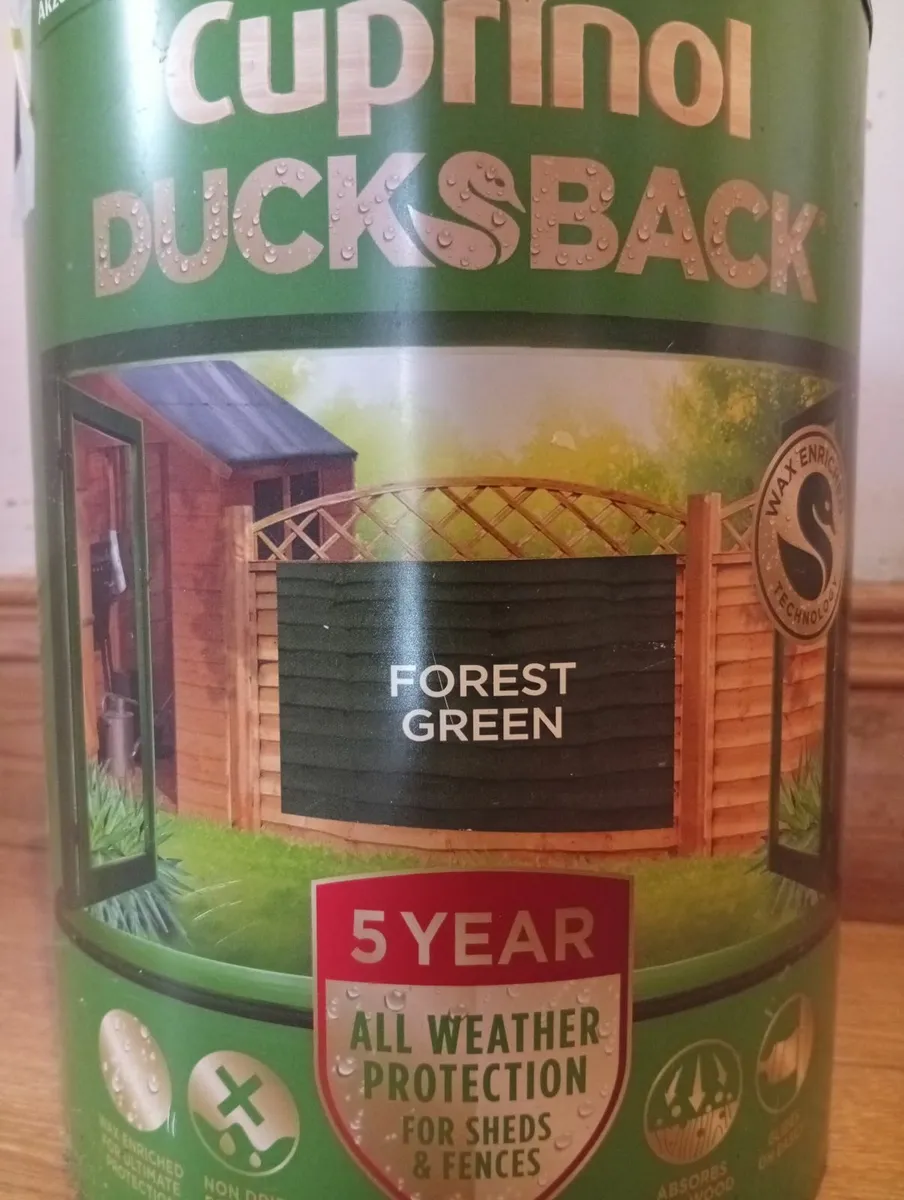 New Cuprinol Paint for Wood  5litres - Image 1