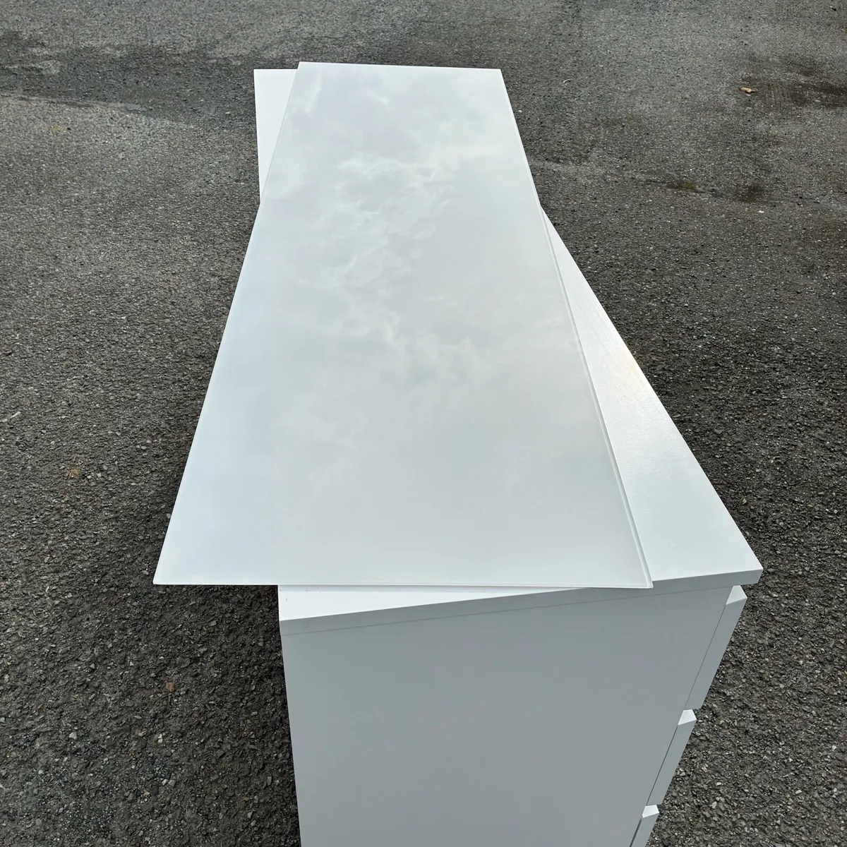 Malm White Chest of 6 deep Drawers - Image 4