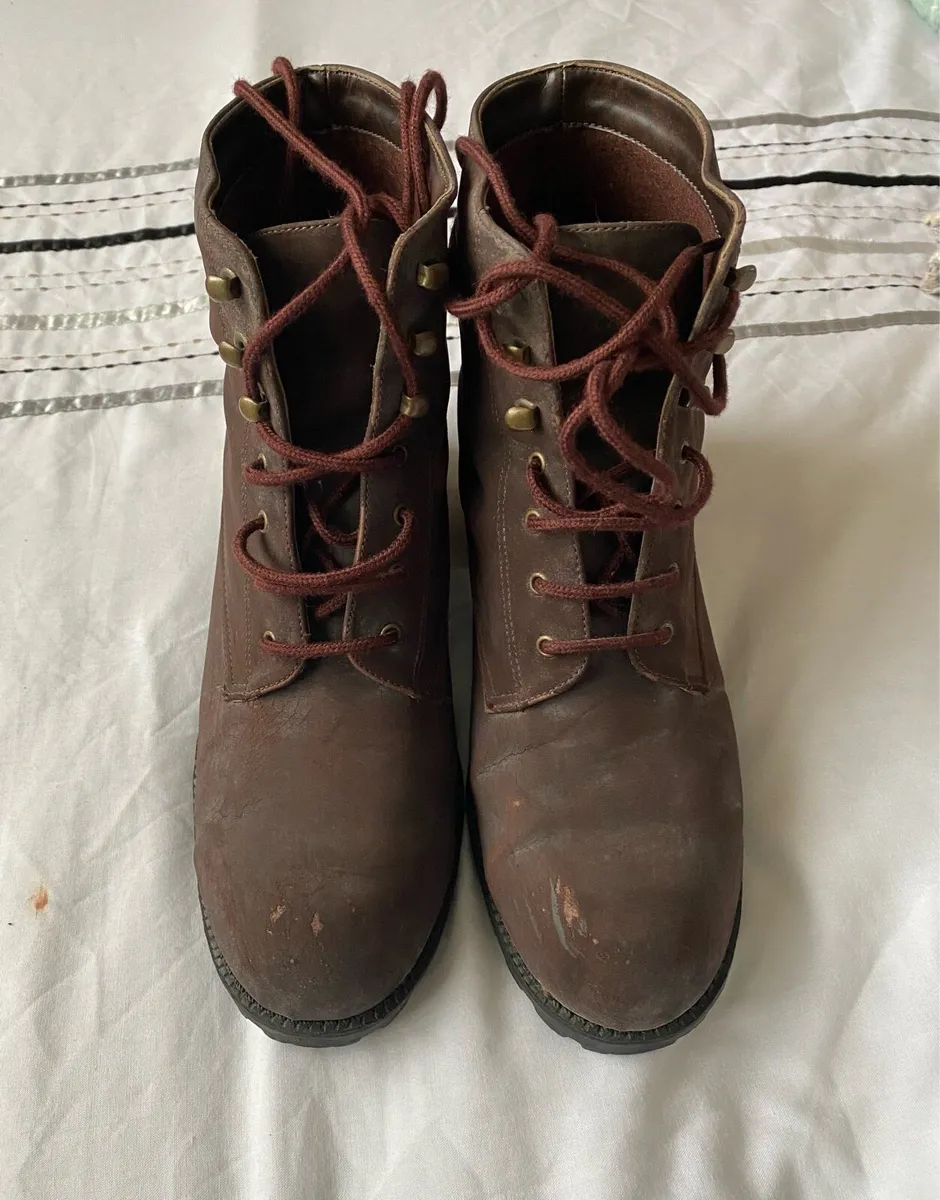 Wendel Ankle Boots, Size 40, Brown Suede - Image 2