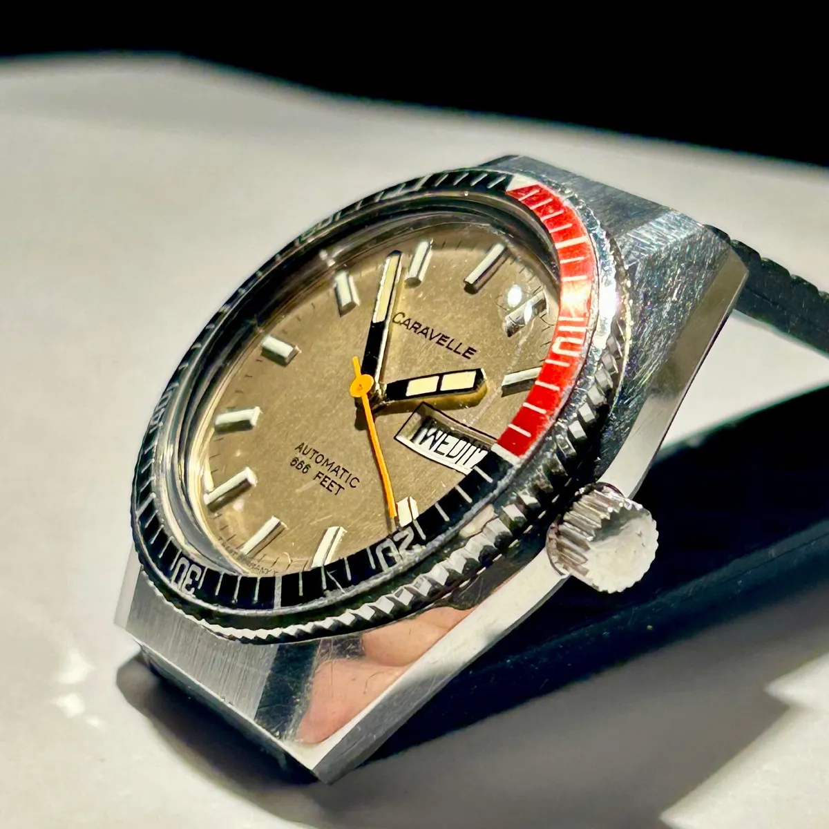 Caravelle Bulova 666 Devil Diver Vintage Watch - Image 3