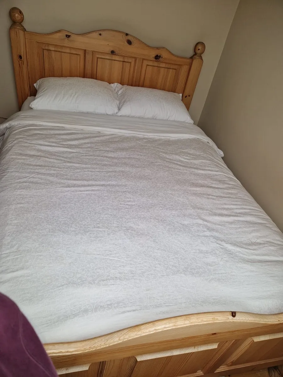 Double Bed and Mattress - Image 3