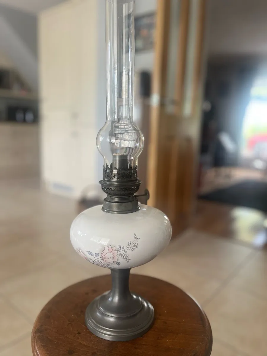 Vintage Oil Lamp - Image 1