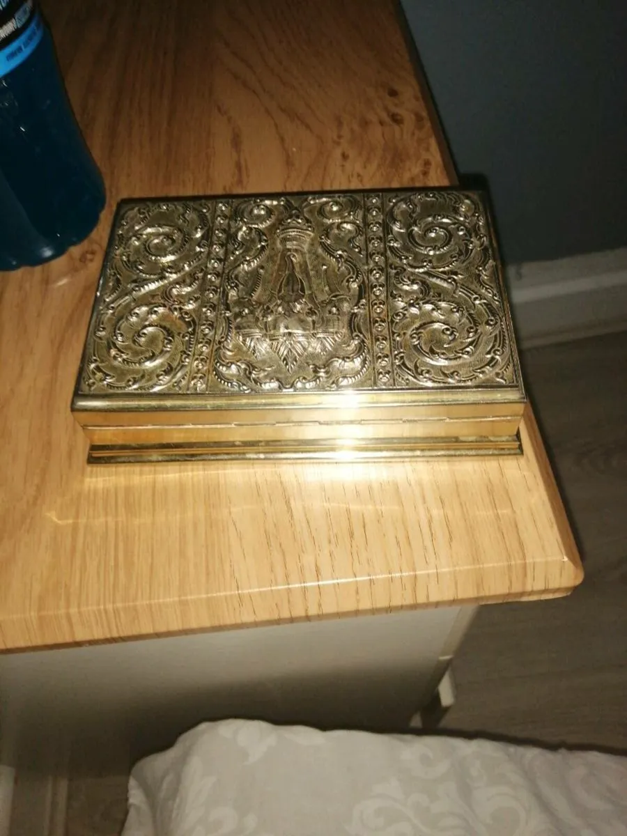 Solid silver cigar box - Image 3