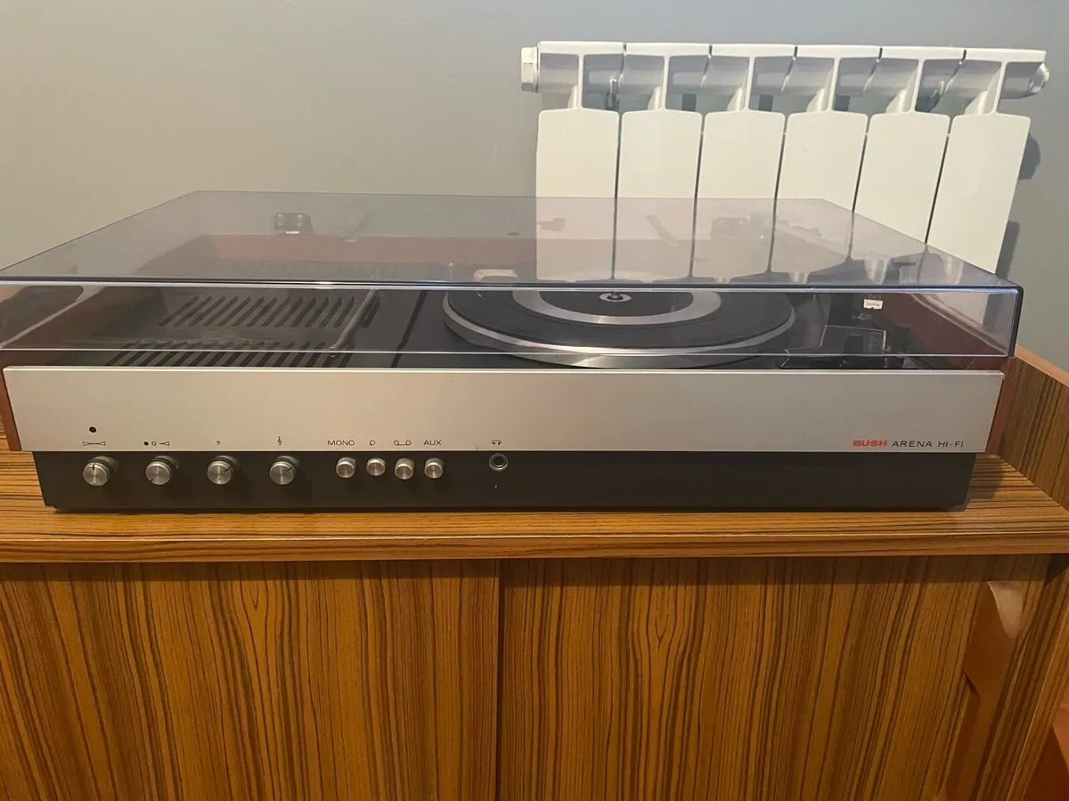 Bush record player + stand - Image 3