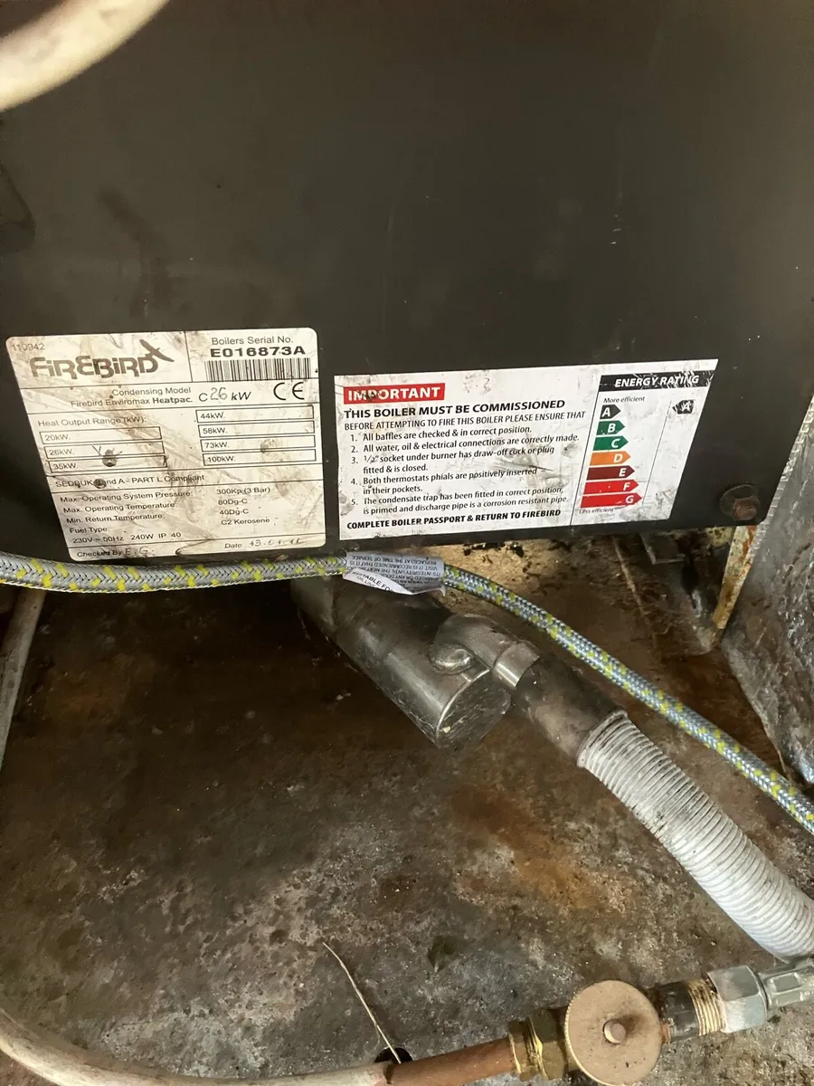Firebird condensing A rated oil boiler - Image 4